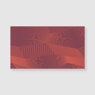 Abstrakte, trendige, moderne geometrische Grafik Magnetkarte
