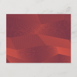 Abstrakte, trendige, moderne geometrische Grafik Postkarte