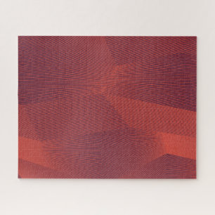 Abstrakte, trendige, moderne geometrische Grafik Puzzle