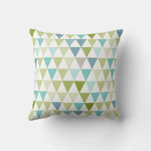 Abstrakte Triangle Football Boys Geburtsakte Kissen (Rückseite)