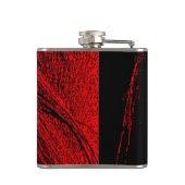 Abstrakte Trinkflasche aus Rotpferd Flachmann (Rückseite)