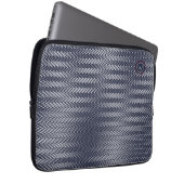 Abstrakte, trippige Streifen, Krass Laptopschutzhülle (Vorne Rechts)