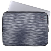 Abstrakte, trippige Streifen, Krass Laptopschutzhülle (Vorderseite)