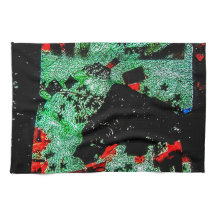 Abstrakte trockene Blume Küchentücher