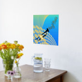 Abstrakte Trompet Music Foil Prints Foliendrucke (Ablage(Küche))