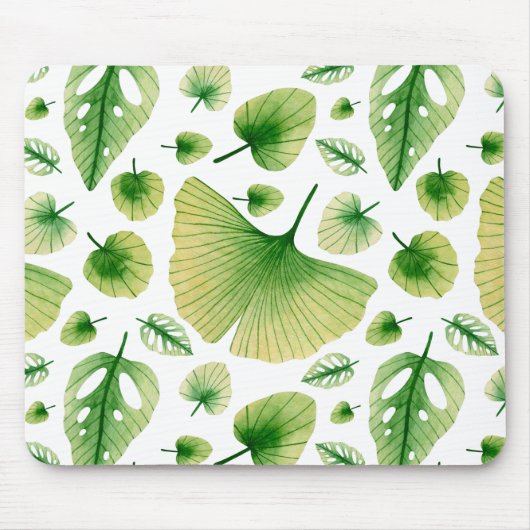 Abstrakte Tropenkunst Mousepad (Vorne)