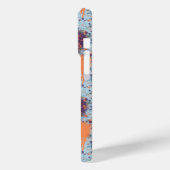 Abstrakte Tropfen für Spritzer Monogram Case-Mate iPhone Hülle (Rückseite / Links)