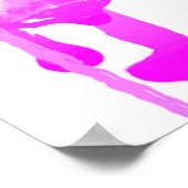 Abstrakte Tropfen Poster (Ecke)