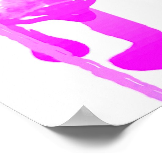 Abstrakte Tropfen Poster (Ecke)