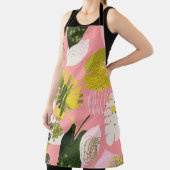 Abstrakte tropische Blätter Muster Schürze (InSitu)