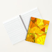 ABSTRAKTE TROPISCHE BLÄTTER NOTIZBLOCK (Innenseite)