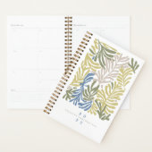 Abstrakte tropische Blätter Personalisiert Planer (Anzeige)