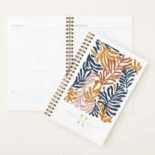 Abstrakte tropische Blätter Personalisiert Planer (Anzeige)