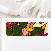 Abstrakte tropische Blätter und Blume (Insitu)