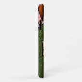 Abstrakte tropische Blätter und Blume Case-Mate iPhone Hülle (Hinten/Rechts)