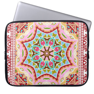 Abstrakte tropische Blätter Unterschiedliches Must Laptopschutzhülle