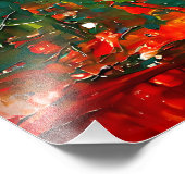 Abstrakte tropische Kollision Fotodruck (Ecke)