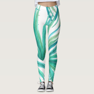 Abstrakte tropische Künste Leggings