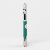 Abstrakte tropische Orchideen Case-Mate iPhone Hülle (Hinten/Rechts)