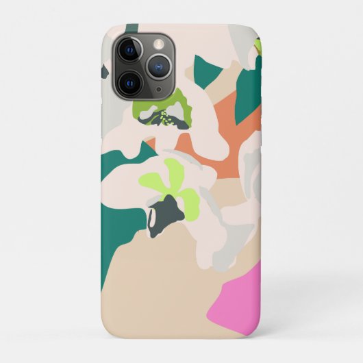 Abstrakte tropische Orchideen Case-Mate iPhone Hülle (Rückseite)