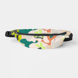 Abstrakte tropische Orchideen Moderne Wohngestaltu Bauchtasche