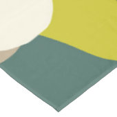 Abstrakte tropische Orchideen Moderne Wohngestaltu Tischdecke (Schrägansicht)