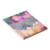 Abstrakte tropische Orchideen Notizblock (angewinkelt)