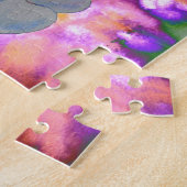 Abstrakte tropische Orchideen Puzzle (Seite)