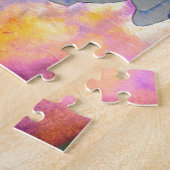 Abstrakte tropische Orchideen Puzzle (Seite)