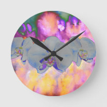 Abstrakte tropische Orchideen