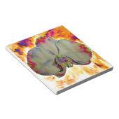 Abstrakte tropische Orchideenmalerei Notizblock (angewinkelt)