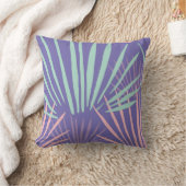 Abstrakte tropische Pflanze Kissen (Decke)