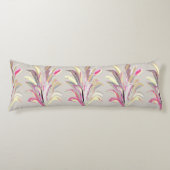 Abstrakte tropische Pflanze Vector Art Style Seitenschläferkissen (Vorderseite)