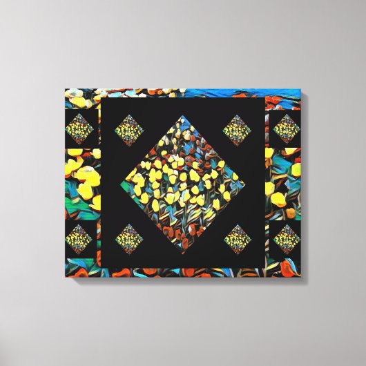 Abstrakte Tulip Canvas Print mit Dreaming (20 x 16 Leinwanddruck (Vorderseite)