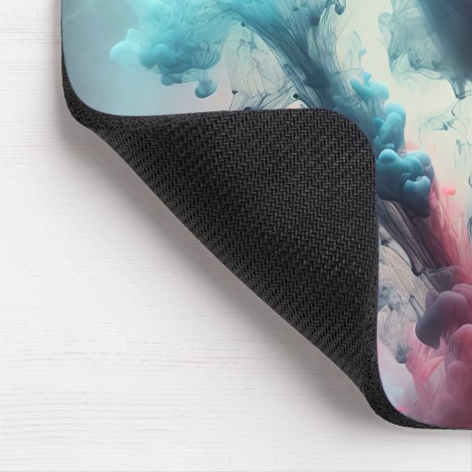 Abstrakte Tulip mit rauen Wolken Mousepad (Ecke)