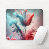 Abstrakte Tulip mit rauen Wolken Mousepad (Mit Mouse)