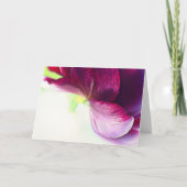 Abstrakte Tulip Petals Art Note Card Karte (Vorderseite)