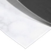 Abstrakte Tulips aus weißem Marmor Tischdecke (Schrägansicht)