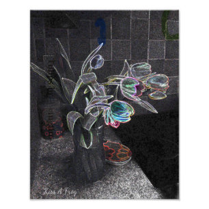 Abstrakte Tulips Fotodruck