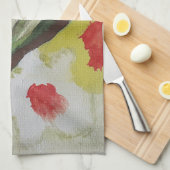 Abstrakte Tulips & Spring Blumen Handtuch (Viertel Falte)