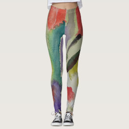 Abstrakte Tulips & Spring Blumen Leggings