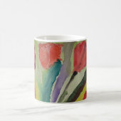 Abstrakte Tulips & Spring Blumen Tasse (Mittel)
