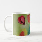 Abstrakte Tulips & Spring Blumen Tasse (Links)