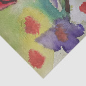Abstrakte Tulips und Frühlingsblumen Seidenpapier (Ausschnitt)
