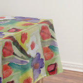 Abstrakte Tulips und Frühlingsblumen Tischdecke (Beispiel)