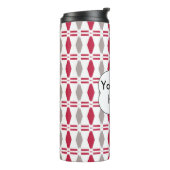 Abstrakte Tumbler-Vorlage Thermosbecher (Nach links gedreht)