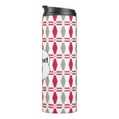 Abstrakte Tumbler-Vorlage Thermosbecher (Nach rechts gedreht)