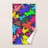 Abstrakte Twirbel / Badhandtuch Set (Handtuch)