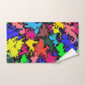 Abstrakte Twirbel / Badhandtuch Set (Handtuch)