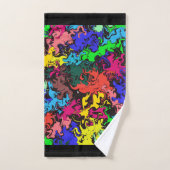 Abstrakte Twirbel / Badhandtuch Set (Handtuch)